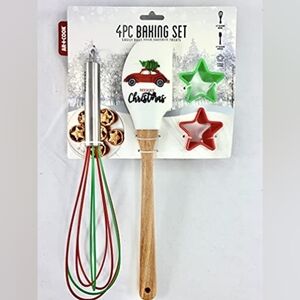 Art & Cook Xmas 4 PC BAKING SET